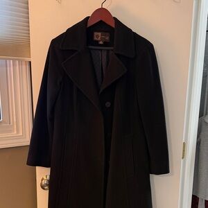 Anne Klein Classic Black Trench Coat